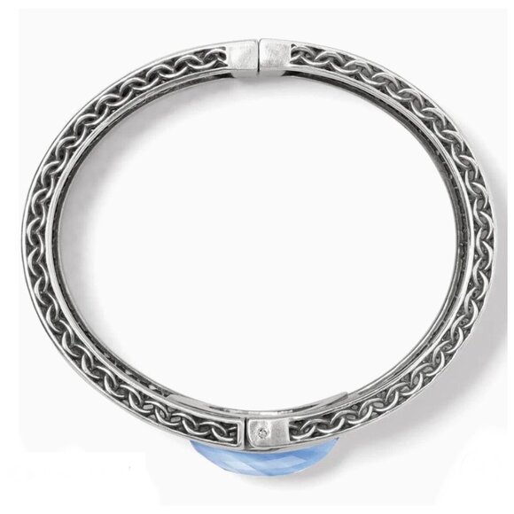 Brighton BLUE MOON Hinged Magnetic Bangle Bracelet Style: JF0035 MSRP $168 NWT - Picture 2 of 3